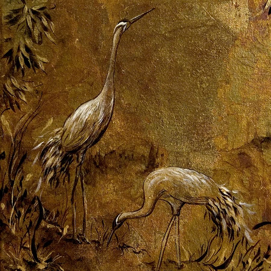 Golden Cranes